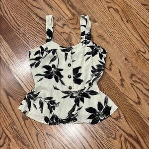 Monteau Linen Bustier Tank Top